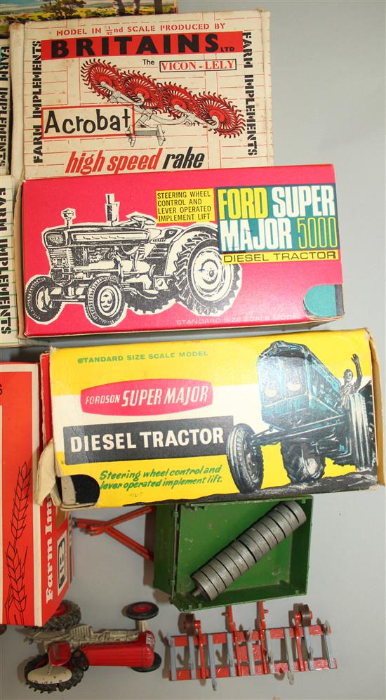 Various Britains farm models,
